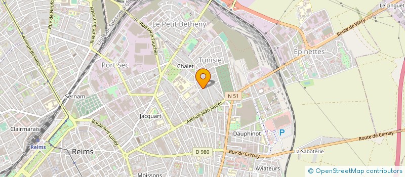 localisation de l'entreprise MONSIEUR ZORAN GRUJICIC  REIMS