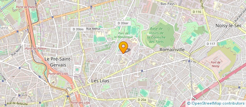 localisation de l'entreprise MONSIEUR ZORAN JOSIPOVIC à LES LILAS