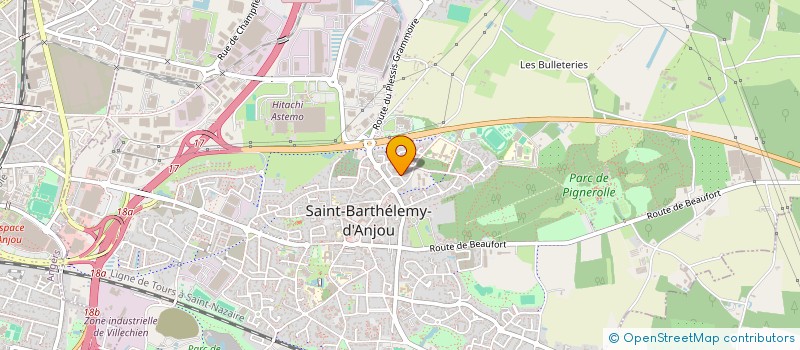 localisation de l'entreprise MONSIEUR ZORAN KOCEV  SAINT-BARTHELEMY-D'ANJOU