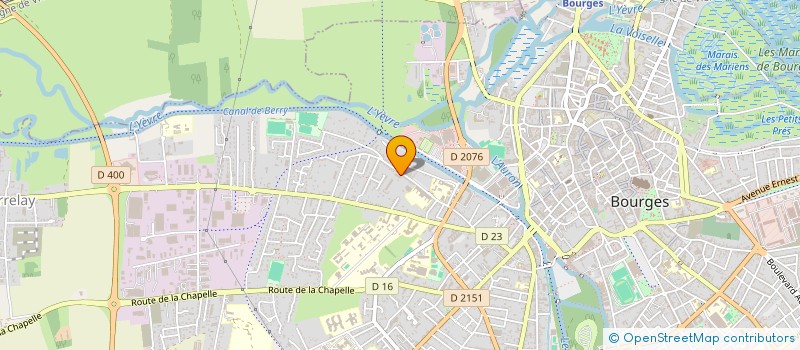 localisation de l'entreprise MONSIEUR ZORAN MARIC  BOURGES