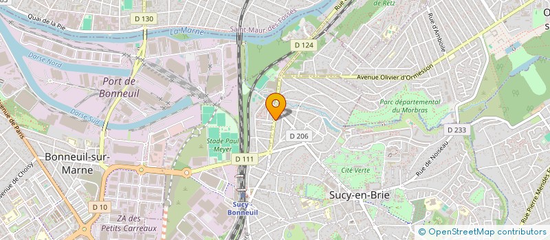 localisation de l'entreprise MONSIEUR ZORAN OBRIC à SUCY-EN-BRIE