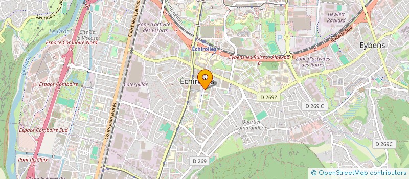 localisation de l'entreprise MONSIEUR ZORAN RAKIPOVSKI à ECHIROLLES