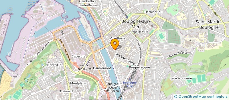 localisation de l'entreprise MONSIEUR ZORILA LACATUS  BOULOGNE-SUR-MER