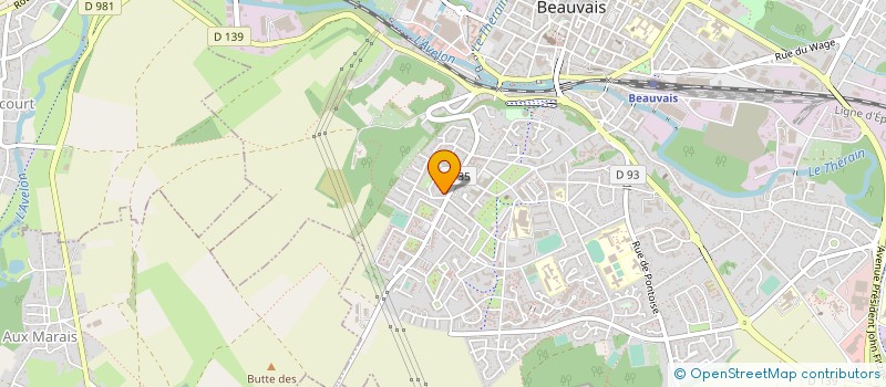 localisation de l'entreprise MONSIEUR ZOUAOUI SEGHIR  BEAUVAIS