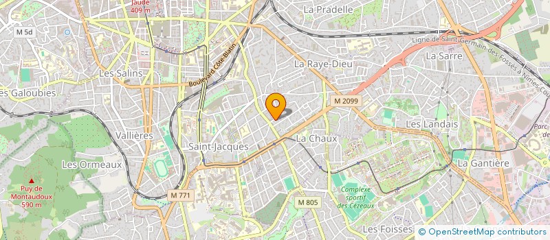 localisation de l'entreprise MONSIEUR ZOUBAIR ILYASOV  CLERMONT-FERRAND