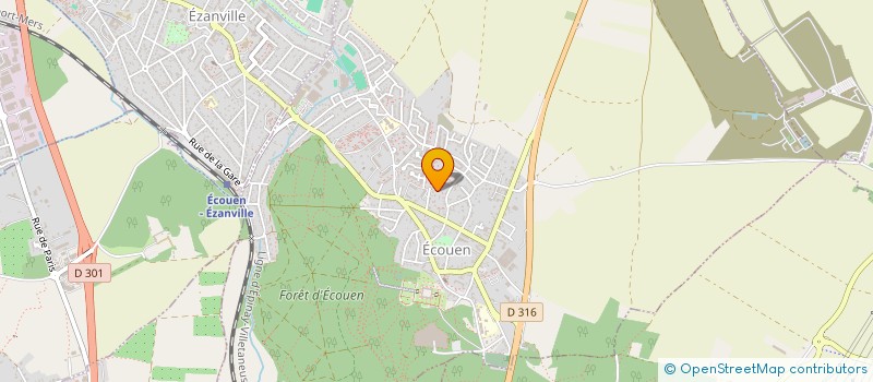 localisation de l'entreprise MONSIEUR ZOUBAIR NAGHRAOUI  ECOUEN