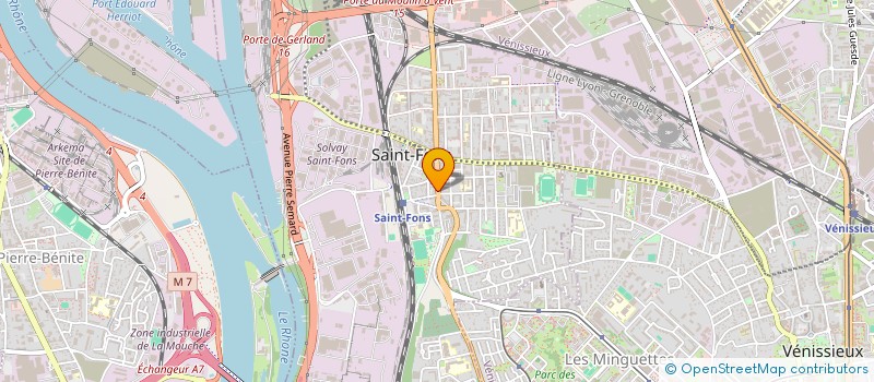 localisation de l'entreprise MONSIEUR ZOUBAIR NAIT BIHI  SAINT-FONS