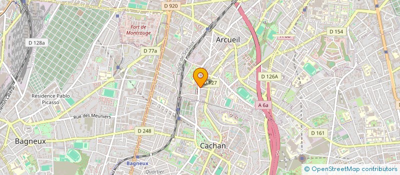 localisation de l'entreprise MONSIEUR ZOUBAIRI MAHAMOUDOU à ARCUEIL