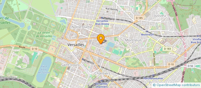 localisation de l'entreprise MONSIEUR ZOUBEIR BEN LETAIEF à VERSAILLES