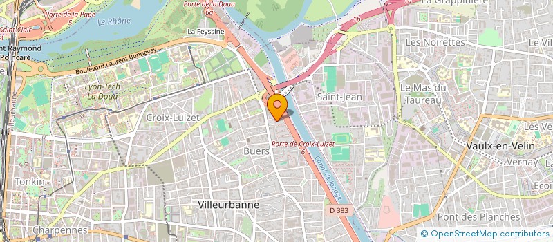 localisation de l'entreprise MONSIEUR ZOUBEIR EL AYARI  VILLEURBANNE