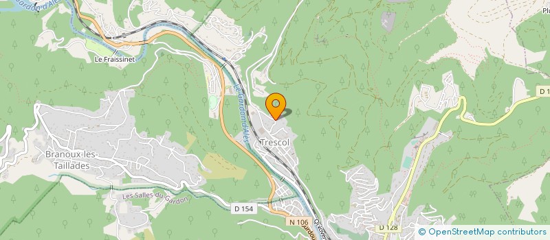 localisation de l'entreprise MONSIEUR ZOUBIR BELKHITER  LA GRAND-COMBE