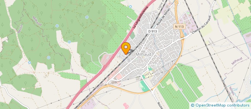 localisation de l'entreprise MONSIEUR ZOUBIR BEN MOKHTAR  MILHAUD