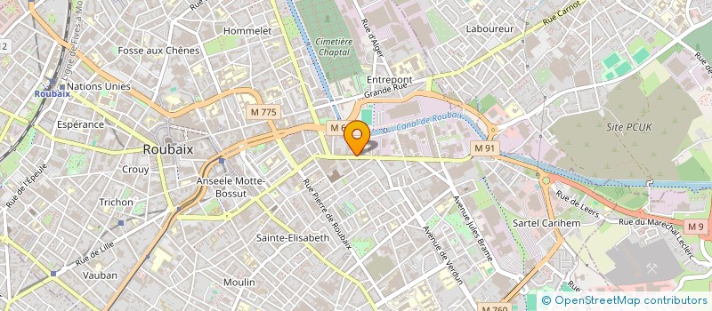 localisation de l'entreprise MONSIEUR ZOUBIR BENALI à ROUBAIX