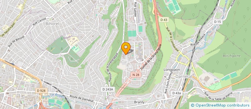 localisation de l'entreprise MONSIEUR ZOUBIR BENHAMOUCHE à ROUEN