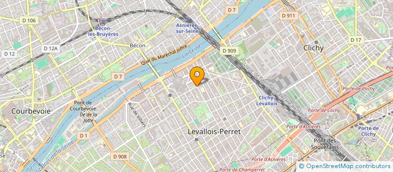 localisation de l'entreprise MONSIEUR ZOUBIR DAOUDI à LEVALLOIS PERRET