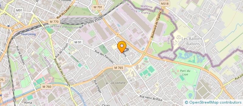 localisation de l'entreprise MONSIEUR ZOUBIR DRIDI à WATTRELOS