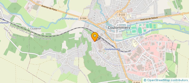 localisation de l'entreprise MONSIEUR ZOUBIR IGHREM à COULOMMIERS