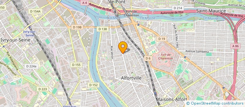 localisation de l'entreprise MONSIEUR ZOUBIR MESSAOUDENE à ALFORTVILLE