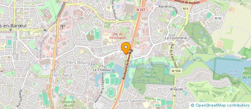 localisation de l'entreprise MONSIEUR ZOUDJE GUEHI  VILLENEUVE-D'ASCQ