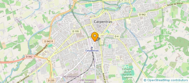 localisation de l'entreprise MONSIEUR ZOUHAIER AMMAR à CARPENTRAS