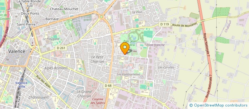 localisation de l'entreprise MONSIEUR ZOUHAIER GOUIDER à VALENCE