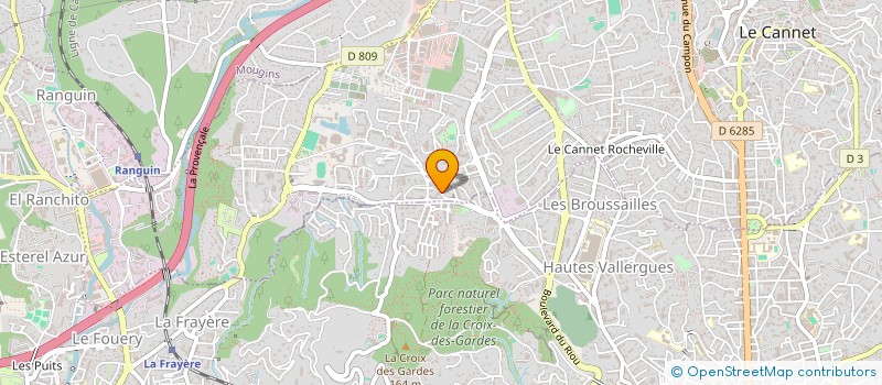 localisation de l'entreprise MONSIEUR ZOUHAIER RIAHI à LE CANNET