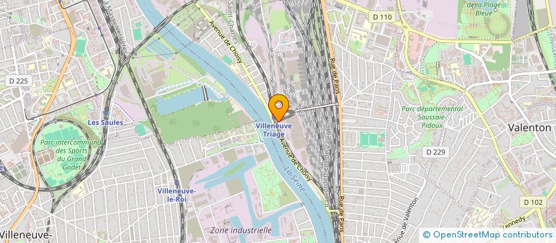 localisation de l'entreprise MONSIEUR ZOUHAIR AKOURKS  VAUJOURS