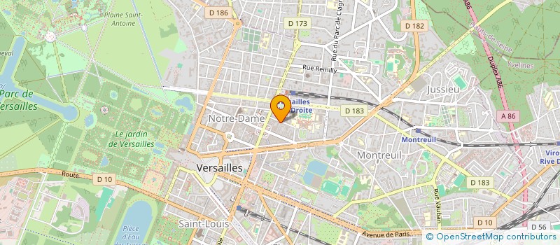 localisation de l'entreprise MONSIEUR ZOUHAIR AYOUB EL BIYAZE à VERSAILLES