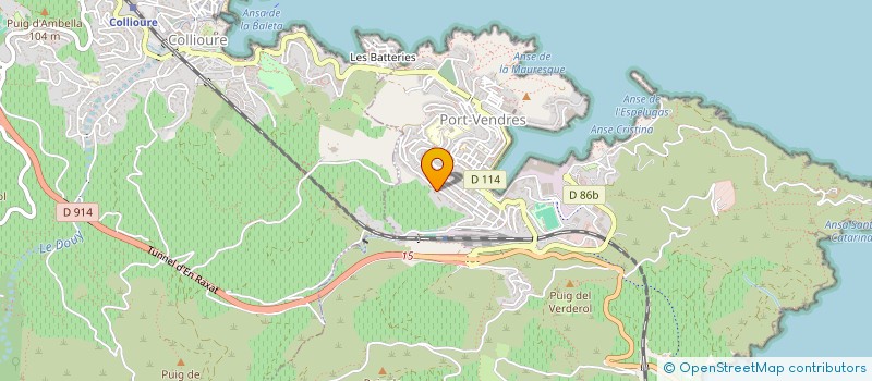 localisation de l'entreprise MONSIEUR ZOUHAIR BELKOURCHIA  PORT-VENDRES