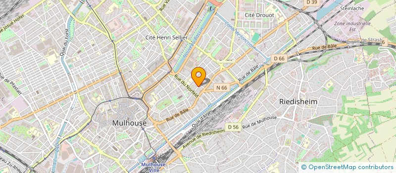 localisation de l'entreprise MONSIEUR ZOUHAIR CHAHBOUNE  MULHOUSE