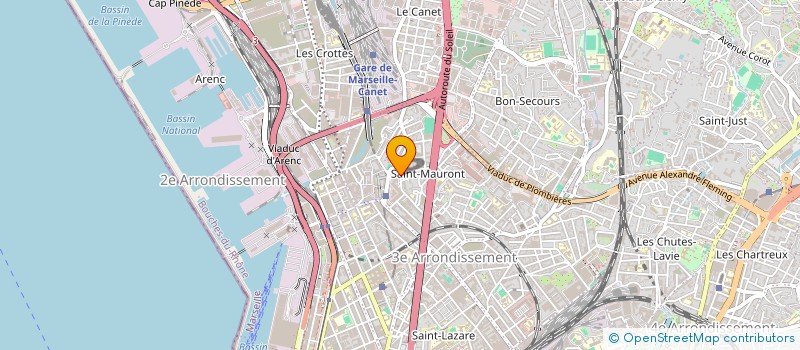 localisation de l'entreprise MONSIEUR ZOUHAIR CHATTI à MARSEILLE