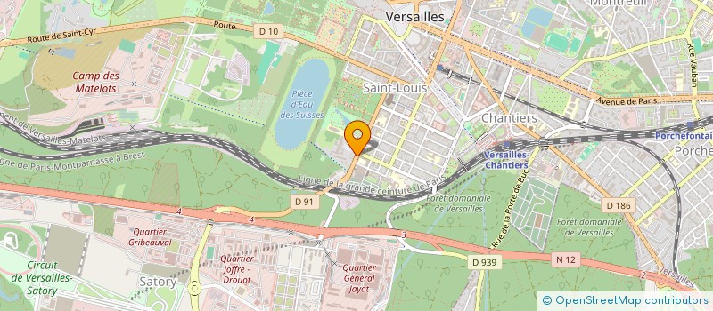 localisation de l'entreprise MONSIEUR ZOUHAIR FAKAK à VERSAILLES