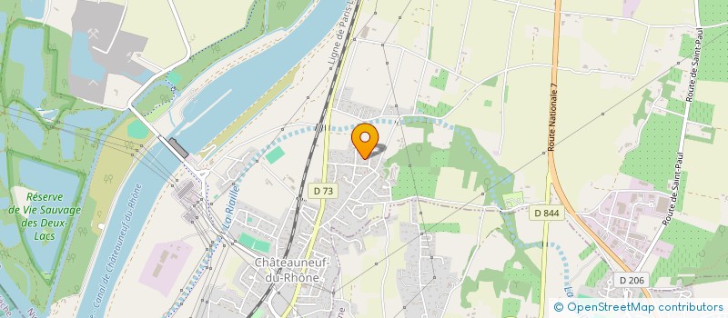 localisation de l'entreprise MONSIEUR ZOUHAIR GUENNACH  CHATEAUNEUF-DU-RHONE