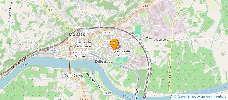 localisation de l'entreprise MONSIEUR ZOUHAIR LAAOUINA  MOISSAC