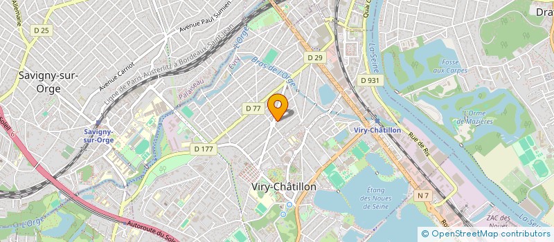 localisation de l'entreprise MONSIEUR ZOUHAIR OUADGHIRI à VIRY-CHATILLON