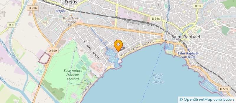 localisation de l'entreprise MONSIEUR ZOUHAIR RERHAIB à FREJUS