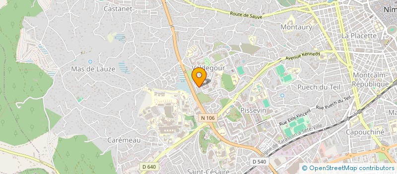 localisation de l'entreprise MONSIEUR ZOUHAIR ROUGUI à NIMES