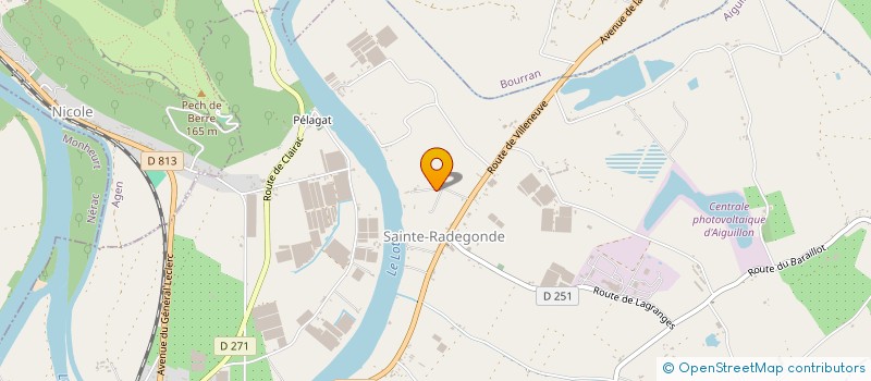 localisation de l'entreprise MONSIEUR ZOUHAIR ZIANI  AIGUILLON