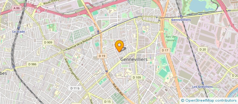 localisation de l'entreprise MONSIEUR ZOUHEIR BENABDEDDAIM à GENNEVILLIERS