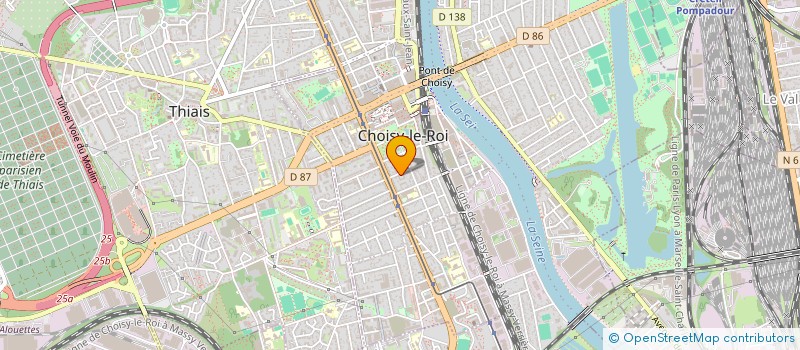 localisation de l'entreprise MONSIEUR ZOUHEIR MEDDAH  CHOISY-LE-ROI