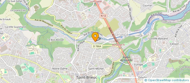 localisation de l'entreprise MONSIEUR ZOUHEIR ZADNANE à SAINT-BRIEUC