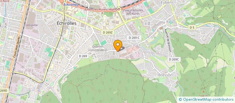 localisation de l'entreprise MONSIEUR ZOUHEYR BOUROUAIS à ECHIROLLES