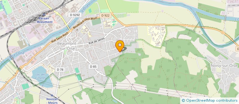 localisation de l'entreprise MONSIEUR ZOUHIR KANDOUSSI  BEAUMONT-SUR-OISE