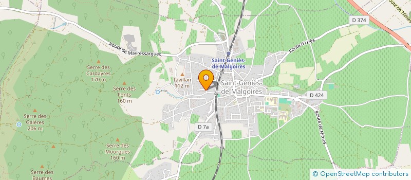 localisation de l'entreprise MONSIEUR ZOUHIR LAMDAKKI  SAINT-GENIES-DE-MALGOIRES