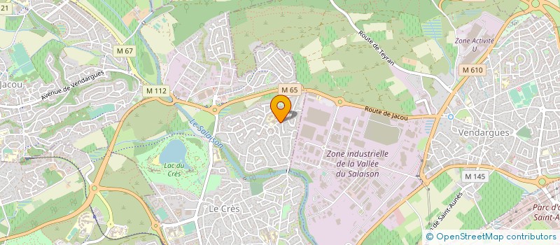 localisation de l'entreprise MONSIEUR ZOUHIR LAZAAR  LE CRES