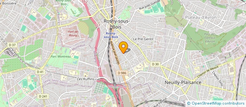 localisation de l'entreprise MONSIEUR ZOUHIR TARI à ROSNY-SOUS-BOIS