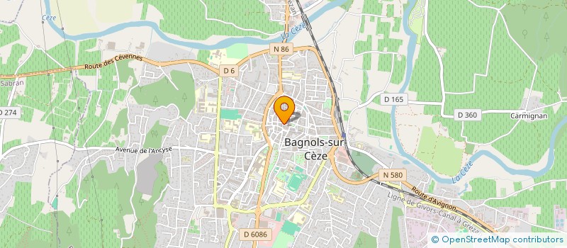 localisation de l'entreprise MONSIEUR ZOUHIR ZEMRANI  BAGNOLS-SUR-CEZE