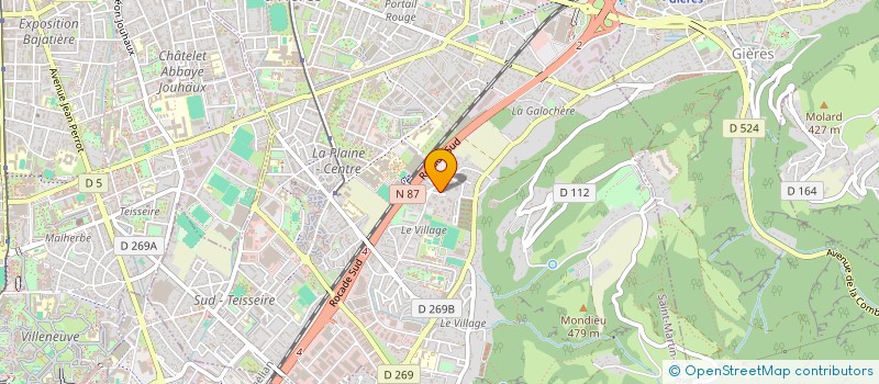 localisation de l'entreprise MONSIEUR ZOUHIRE ESSAWIDI  SAINT-MARTIN-D'HERES