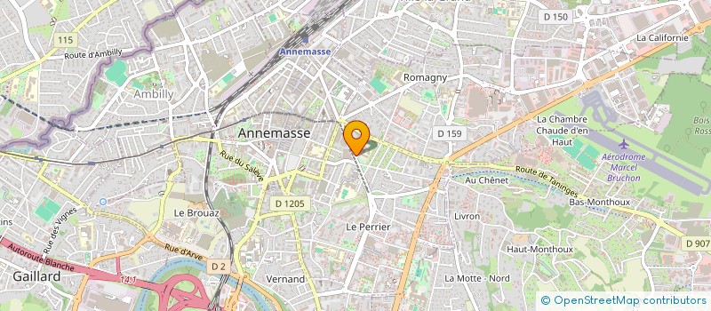 localisation de l'entreprise MONSIEUR ZOUMANA CISSE  ANNEMASSE