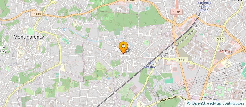 localisation de l'entreprise MONSIEUR ZOUMANA COULIBALY  GROSLAY